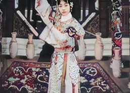 青衣女图片,古典韵味中的东方佳人