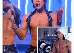 娱乐圈男星秀身材